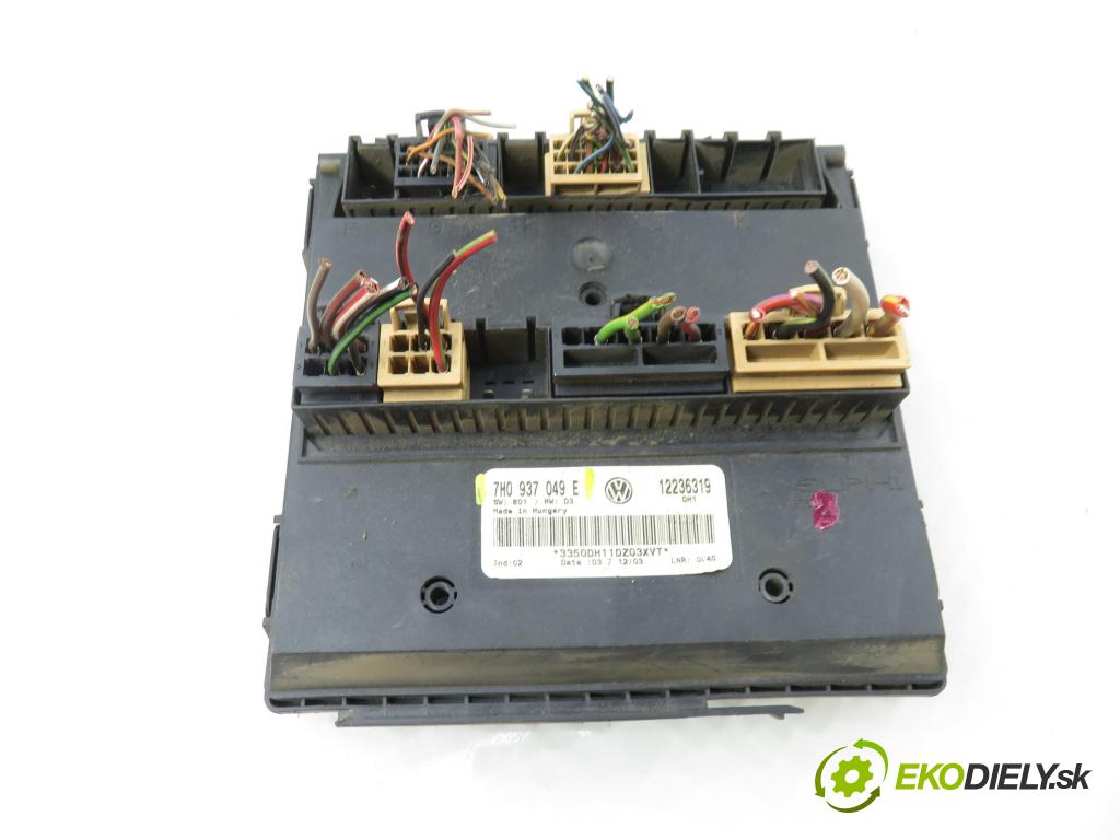 VW TRANSPORTER V Autobus (7HB, 7HJ, 7EB, 7EJ, 7EF, 7EG, 7HF, 7E BUS 2003 77,00 1.9 TDI - AXB 1896,00 MODUL komfortu 7H0937049E
