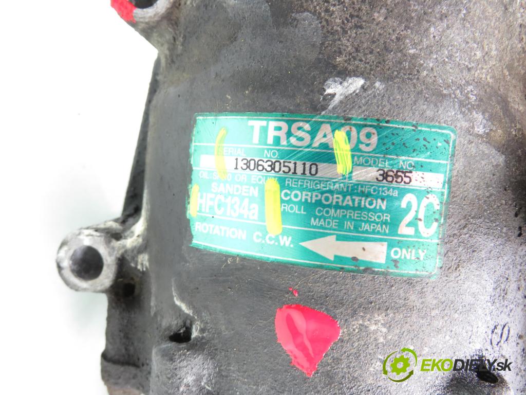 HONDA STREAM (RN) VAN 2001 92,00 1.7 16V (RN1) - D17A2 1668,00 KOMPRESOR: klimatizace HFC134A ; 1306305110 (Kompresor klimatizace)