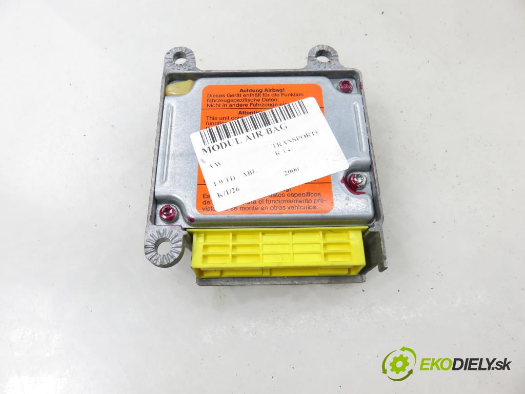 VW TRANSPORTER IV Skrzynia (70XA) BUS 2000 50,00 1.9 TD 68 - ABL 1896,00 MODUL air BAG 5WK4163 ; 1J0909603