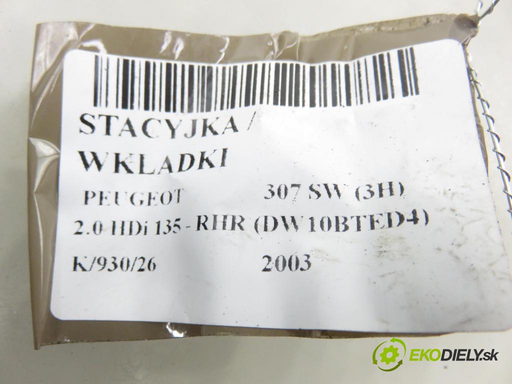 PEUGEOT 307 SW (3H) KOMBI 2003 100,00 2.0 HDi 135 - RHR (DW10BTED4) 1997,00 spinačka 36353100 ; 9648445180 (Spínacia skrinka)