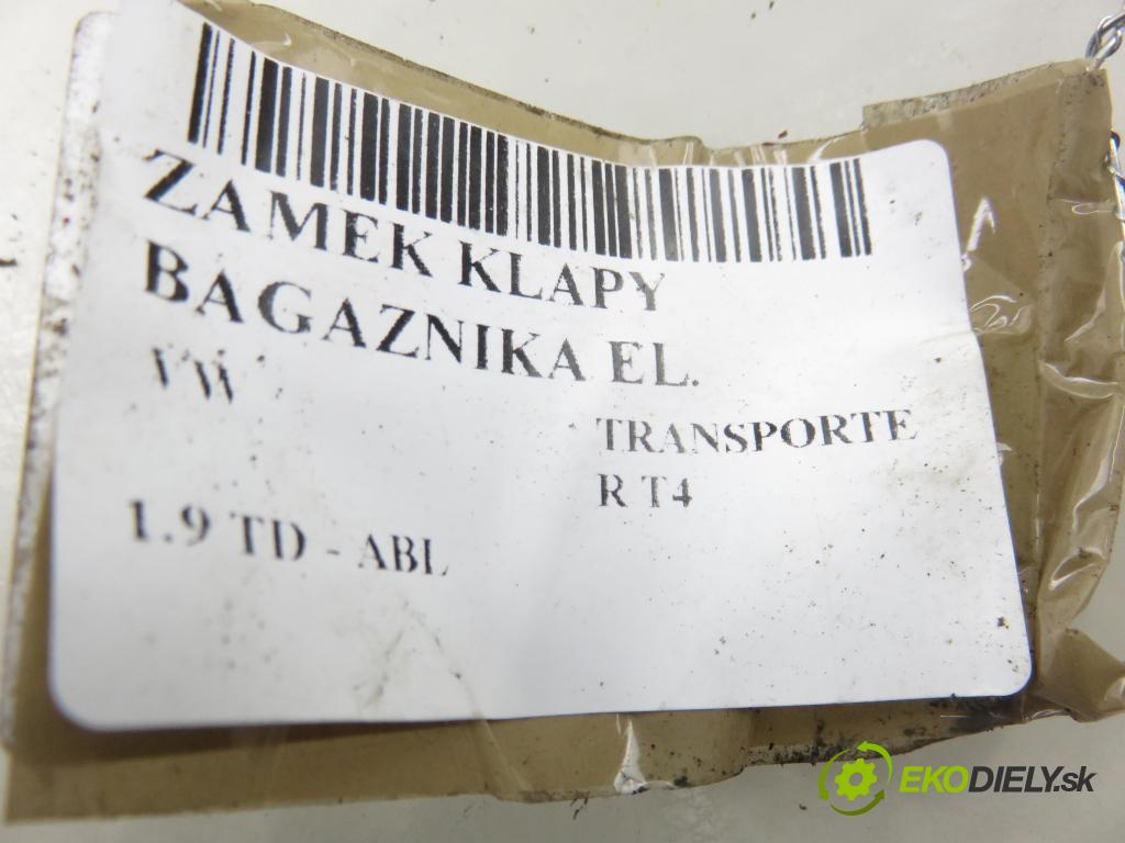 VW TRANSPORTER IV Skrzynia (70XA) BUS 2000 50,00 1.9 TD 68 - ABL 1896,00 zámok dveří kufr MAN: 701829211