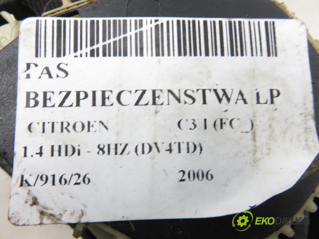 CITROEN C3 I (FC_) HB 2006 50,00 1.4 HDi - 8HZ (DV4TD) 1398,00 držák BEZPEČNOST LP 33009759
