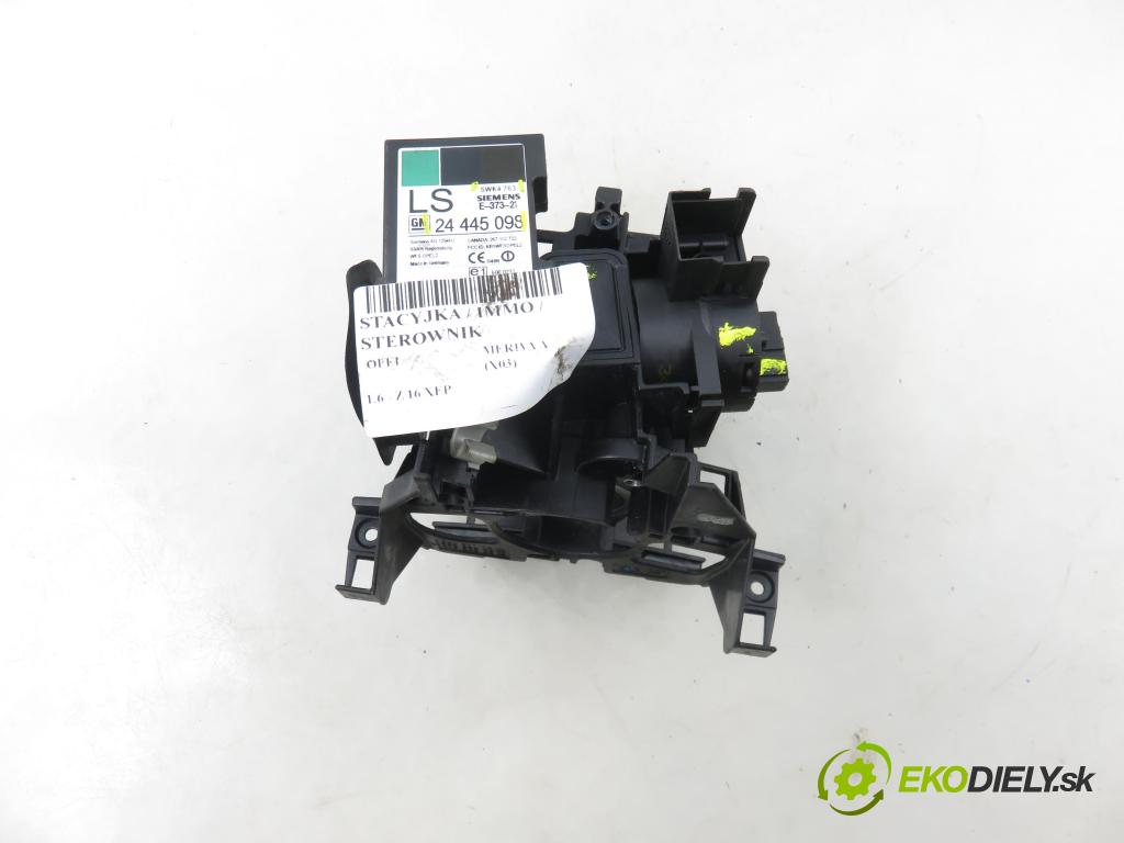 OPEL MERIVA A nadwozie wielkoprzestrzenne (MPV) (X03) HB 2003 77,00 1.6 16V 105 - Z 16 XEP 1598,00 spínačka 24445098 ; 5WK4763 (Spínací skříňka)