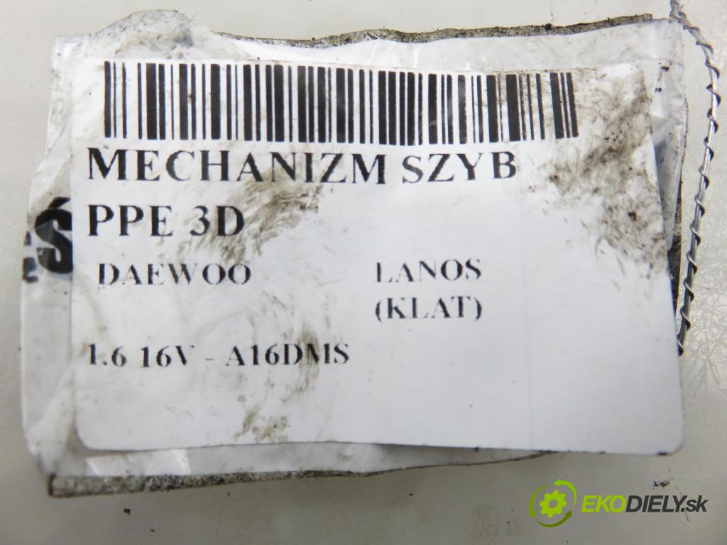 DAEWOO LANOS (KLAT) HB 1998 78,00 1.6 16V - A16DMS 1598,00 Mechanizmus okien 3D