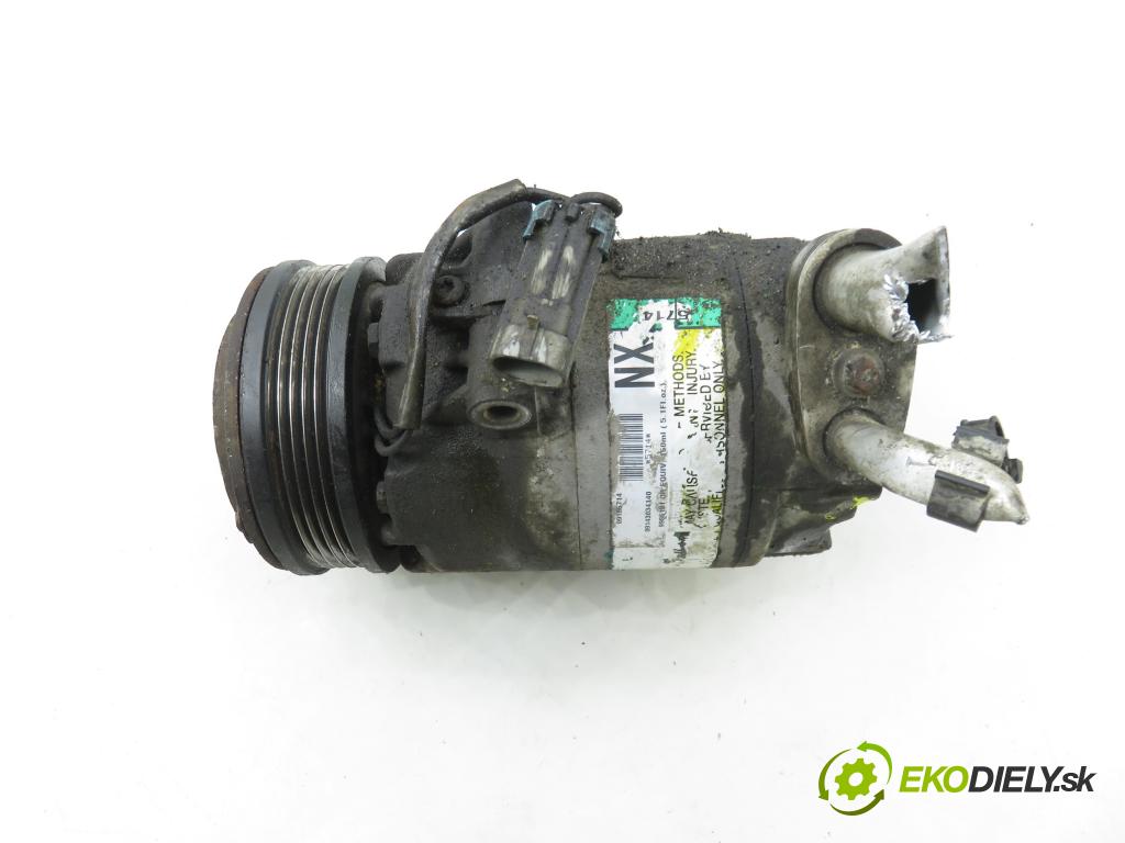 OPEL MERIVA A nadwozie wielkoprzestrzenne (MPV) (X03) HB 2003 77,00 1.6 16V 105 - Z 16 XEP 1598,00 KOMPRESOR: klimatizace  (Kompresor klimatizace)