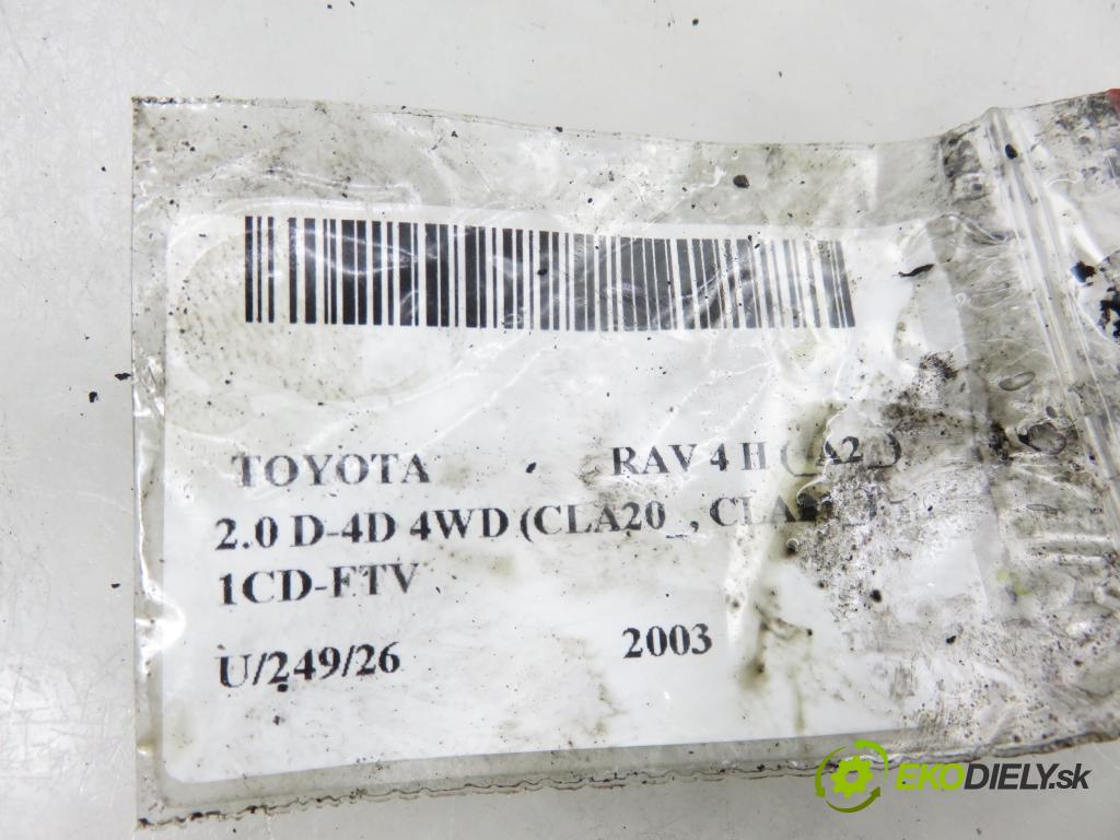 TOYOTA RAV 4 II (_A2_) SUV 2003 85,00 2.0 D-4D 4WD (CLA20_, CLA21_) - 1CD-FTV 1995,00 vstřikovač 2367027030 (Vstřikovač paliva)