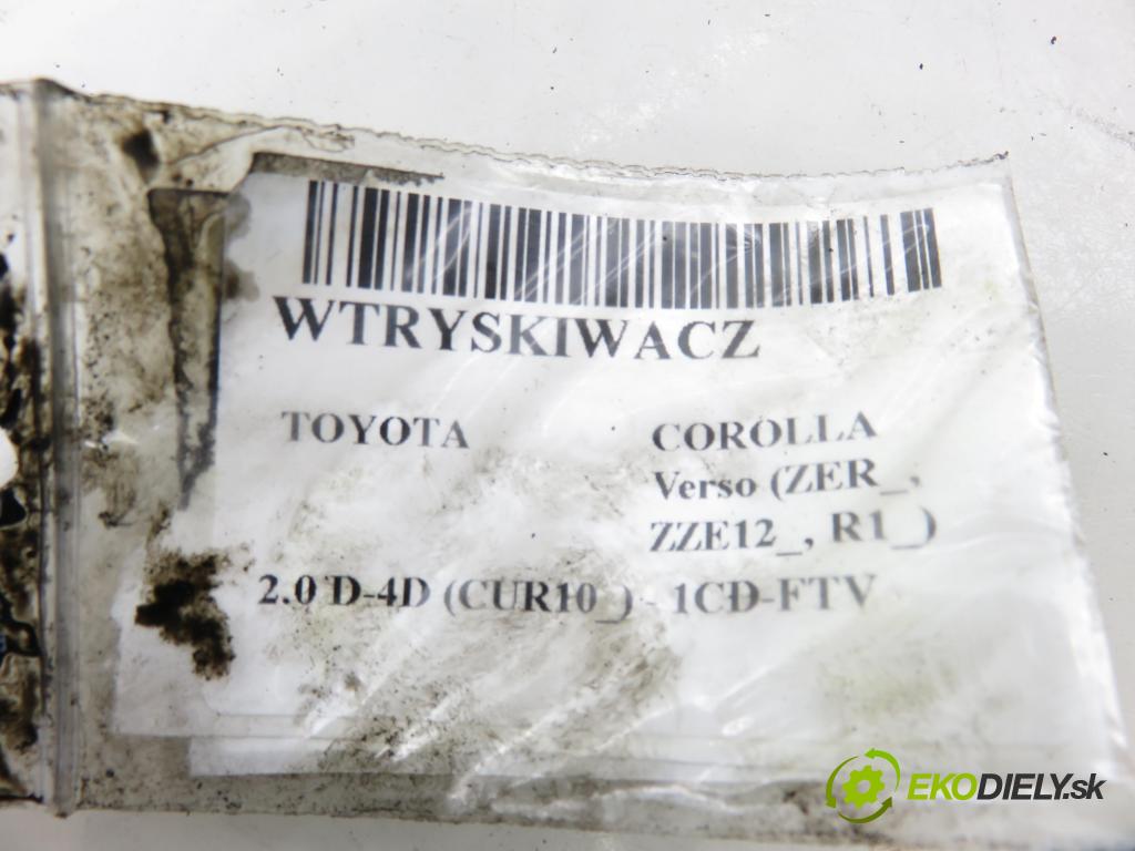 TOYOTA COROLLA Verso (ZER_, ZZE12_, R1_) MINIVAN 2005 85,00 2.0 D-4D (CUR10_) - 1CD-FTV 1995,00 vstrekovač 236700G010 (Vstrekovač paliva)