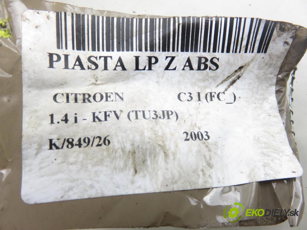 CITROEN C3 I (FC_) HB 2003 54,00 1.4 i - KFV (TU3JP) 1360,00 náboj LP ABS