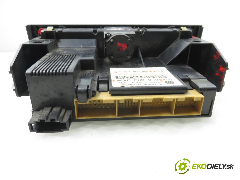 AUDI A3 (8L1) HB 2001 96,00 1.9 TDI - ASZ 1896,00 Panel topení KLIMATRONIK 8L0820043H ; 5HB00818410