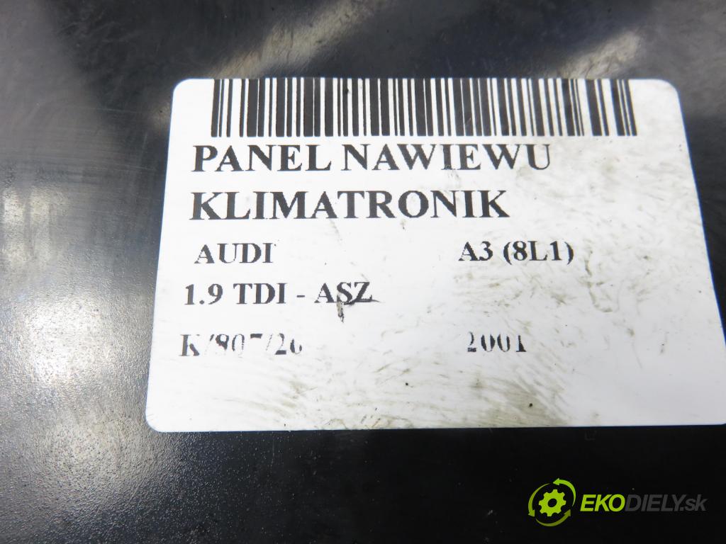 AUDI A3 (8L1) HB 2001 96,00 1.9 TDI - ASZ 1896,00 Panel topení KLIMATRONIK 8L0820043H ; 5HB00818410