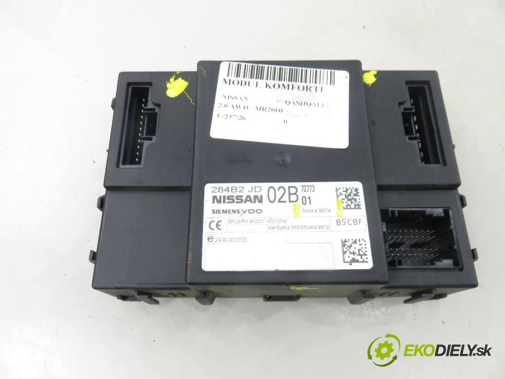 NISSAN QASHQAI / QASHQAI +2 I (J10, JJ10) CROSSOVER 2007 104,00 2.0 AWD 141 - MR20DE 1997,00 MODUL komfortu 5WK49374