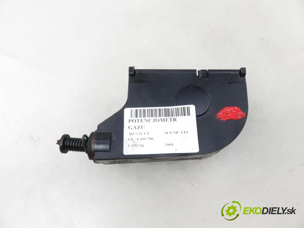 RENAULT SCENIC I (JA0/1_) MINIVAN 2001 79,00 1.6 - K4M 706 1598,00 potenciometr plynového pedálu 7700431918 (Potenciometr plynového pedálu)