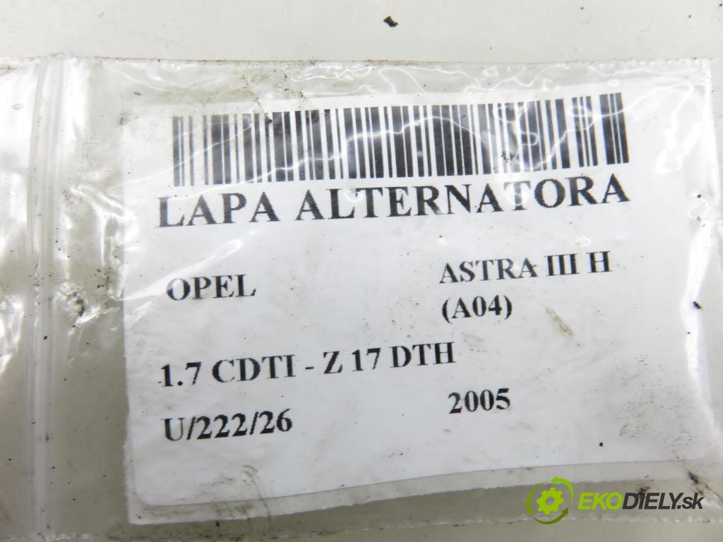OPEL ASTRA H (A04) HB 2005 74,00 1.7 CDTI 100 - Z 17 DTH 1686,00 uchycení alternátora 897364343 ; 897264513