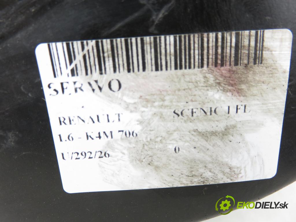 RENAULT SCENIC I (JA0/1_) MINIVAN 2001 79,00 1.6 - K4M 706 1598,00 Posilovač 8200097098 ; 03786420034 (Servočerpadlo)