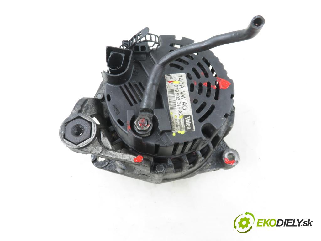 AUDI A4 (8E2, B6) SEDAN 2002 132,00 2.5 TDI V6 180 quattro - AKE 2496,00 Alternátor 078903016AC ; SG14B012 ; 2542497C (Alternátor)