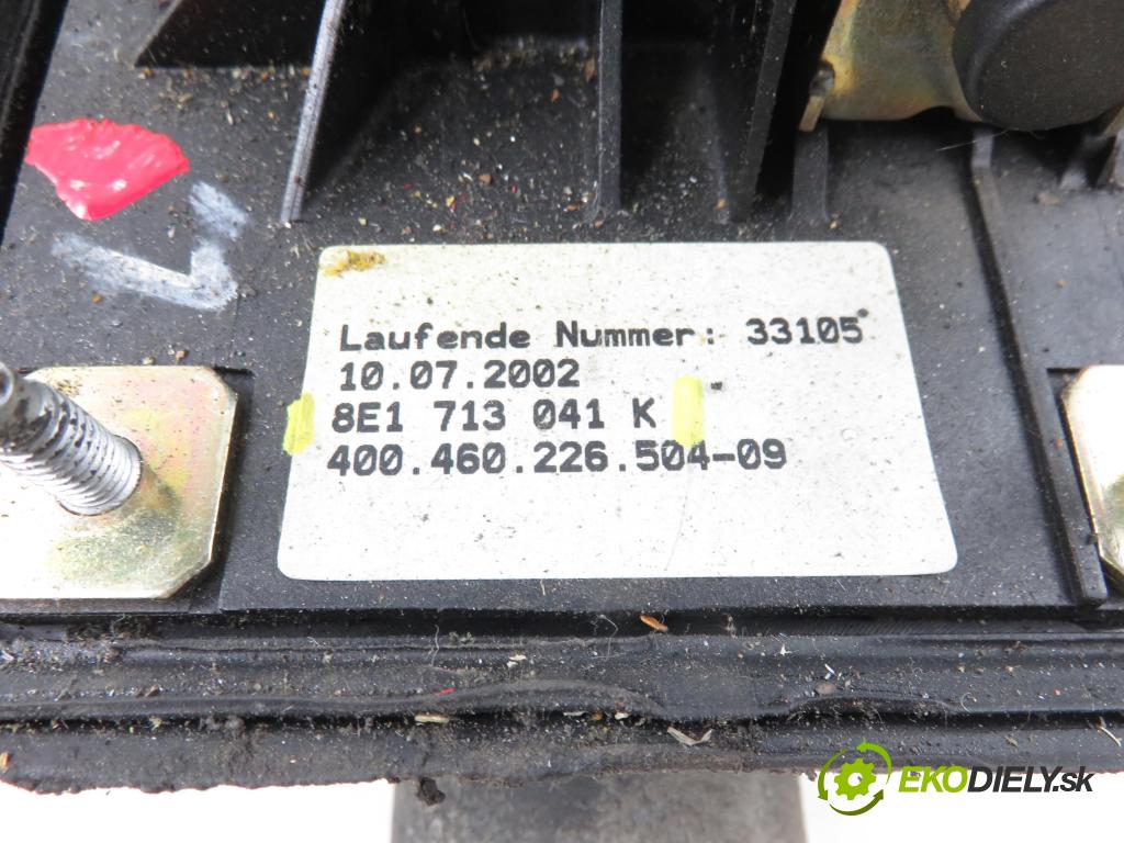 AUDI A4 (8E2, B6) SEDAN 2002 132,00 2.5 TDI quattro - AKE 2496,00 ZVEDÁK: 8E1713111H ; 8E1713041K