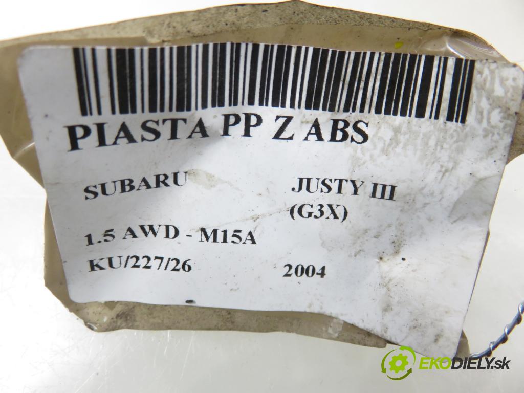 SUBARU JUSTY III (G3X) MINIVAN 2004 79,00 1.5 AWD - M15A 1490,00 náboj PP ABS