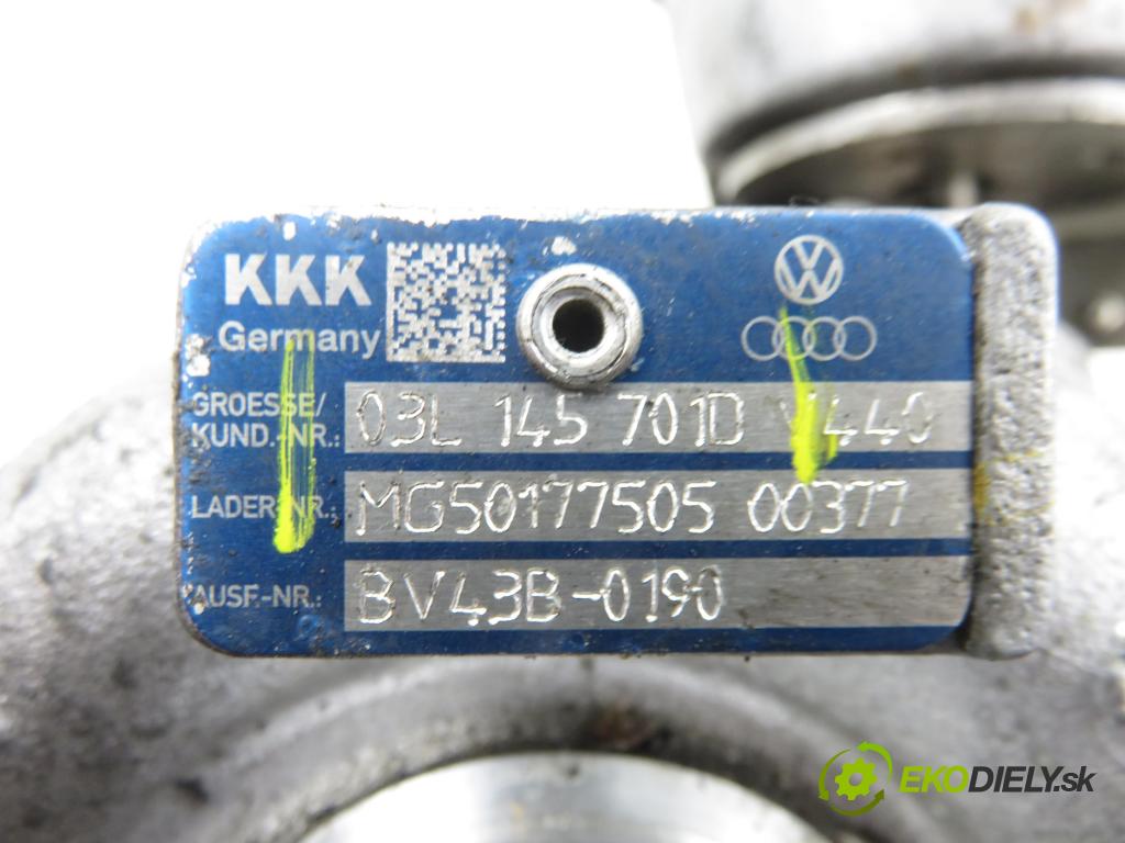 AUDI A4 Avant (8K5, B8) KOMBI 2010 105,00 2.0 TDI - CAGA 1968,00 Turbodúchadlo 03L145701D (Turbodúchadlo (kompletné))