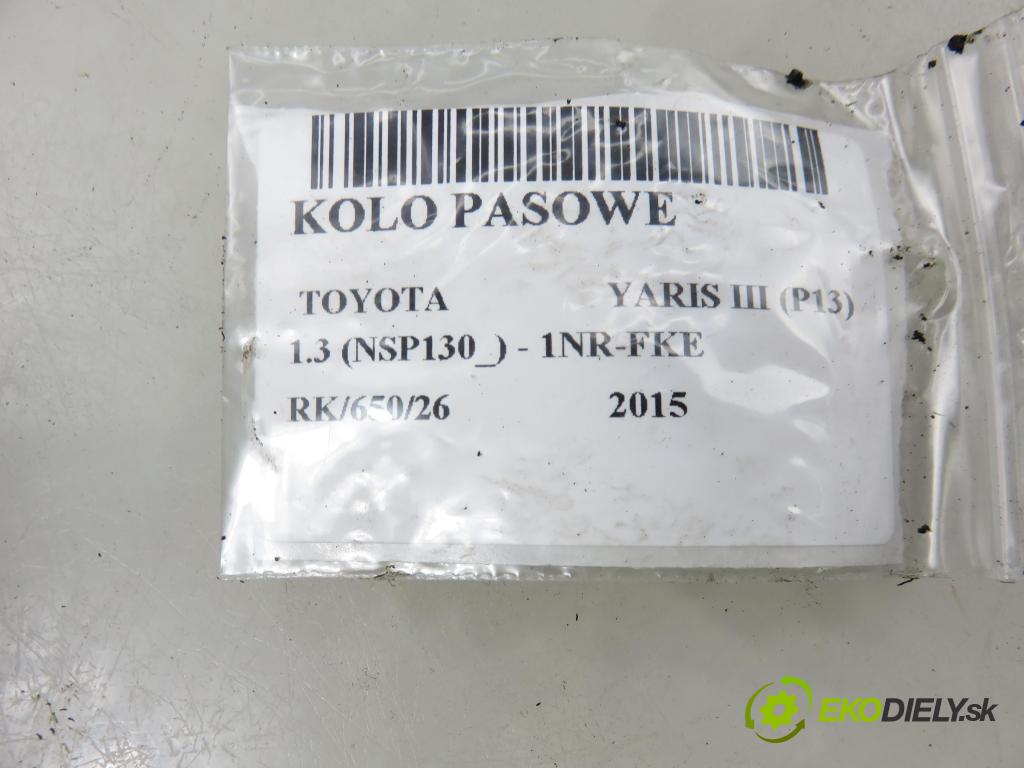 TOYOTA YARIS (_P13_) HB 2015 73,00 1.3 (NSP130_) - 1NR-FKE 1329,00 řemenice kolová Vačkového hřídele / kliky