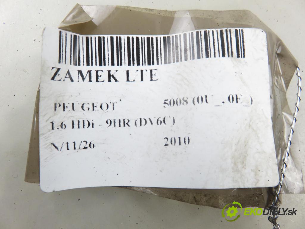 PEUGEOT 5008 (0U_, 0E_) VAN 2010 82,00 1.6 HDi - 112 9HR (DV6C) 1560,00 zámok LTE 732302