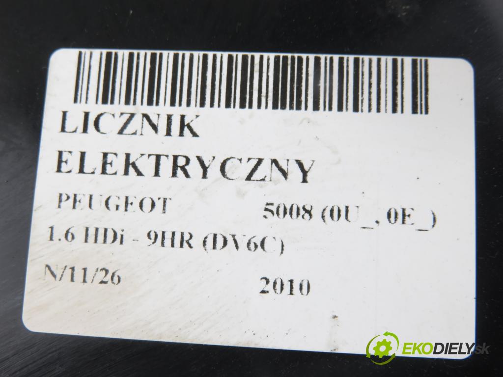 PEUGEOT 5008 (0U_, 0E_) VAN 2010 82,00 1.6 HDi - 9HR (DV6C) 1560,00 Prístrojovka elektrický 9666174980 ; 69189230U