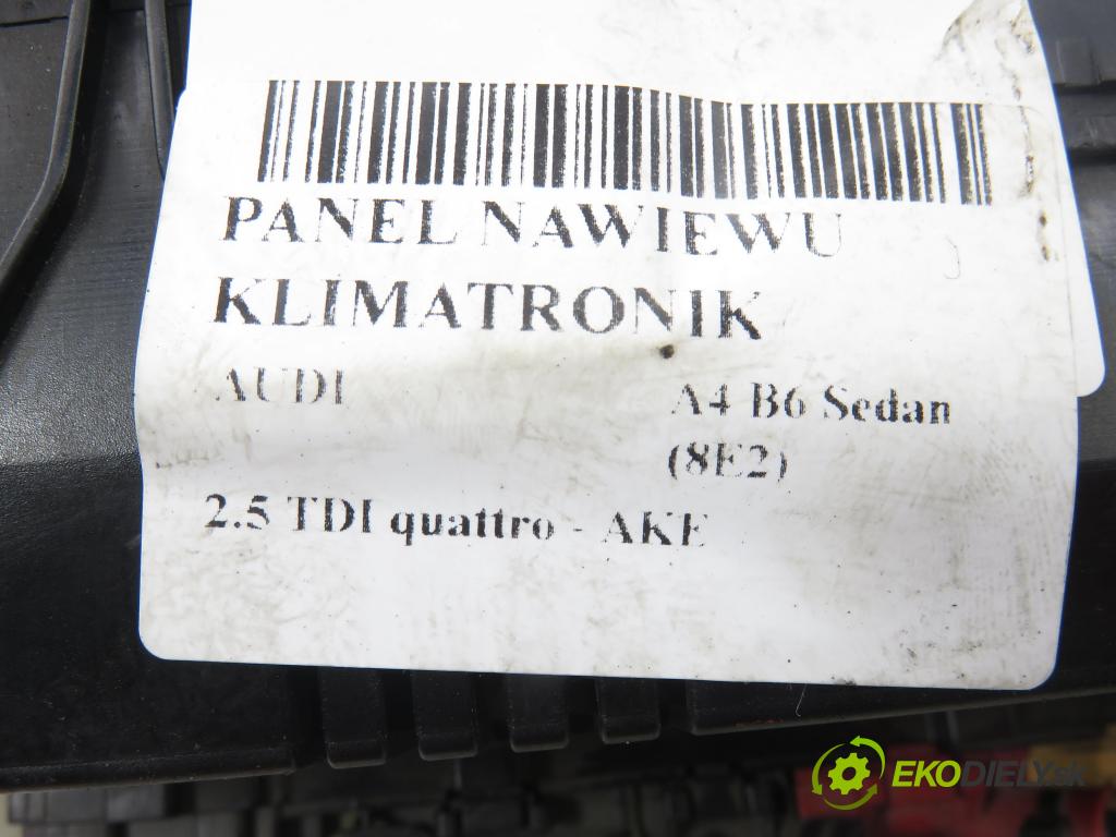 AUDI A4 (8E2, B6) SEDAN 2002 132,00 2.5 TDI quattro - AKE 2496,00 Panel topení KLIMATRONIK 8E0820043H