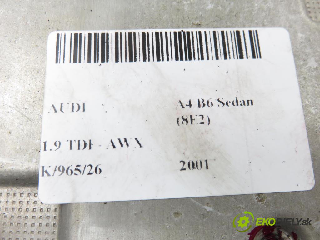 AUDI A4 (8E2, B6) SEDAN 2001 96,00 1.9 TDI - AWX 1896,00 Riadiaca jednotka svetlá 8E0907279B