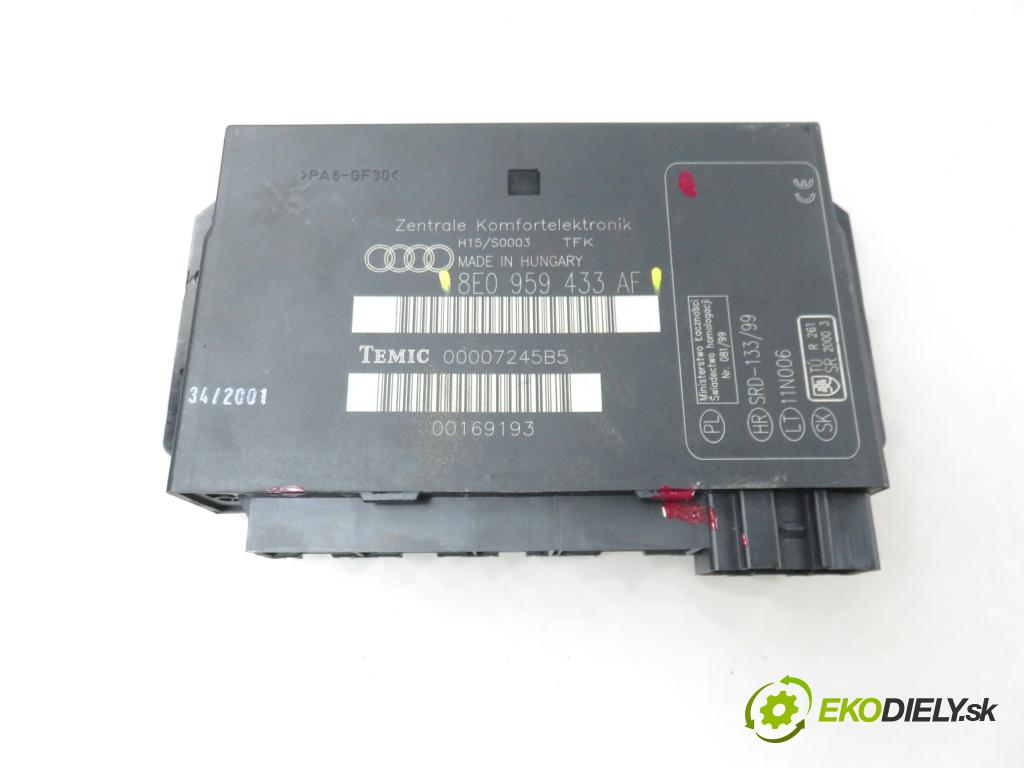 AUDI A4 (8E2, B6) SEDAN 2001 96,00 1.9 TDI PD 130 - AWX 1896,00 MODUL komfortu 8E0959433AF