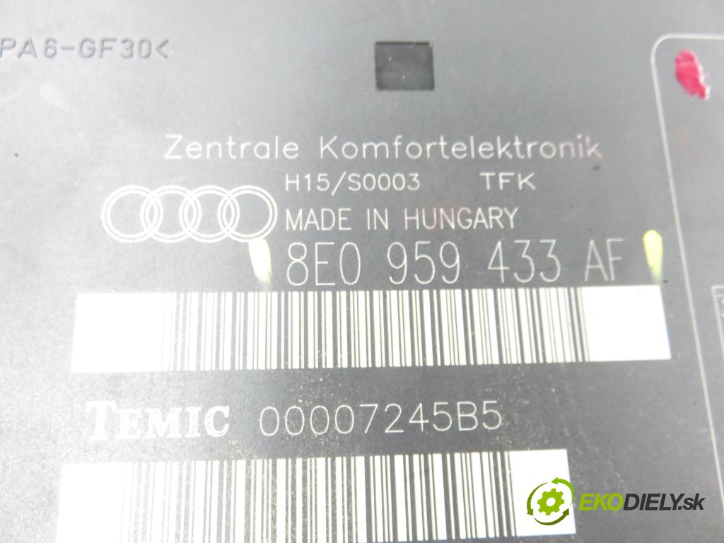 AUDI A4 (8E2, B6) SEDAN 2001 96,00 1.9 TDI PD 130 - AWX 1896,00 MODUL komfortu 8E0959433AF