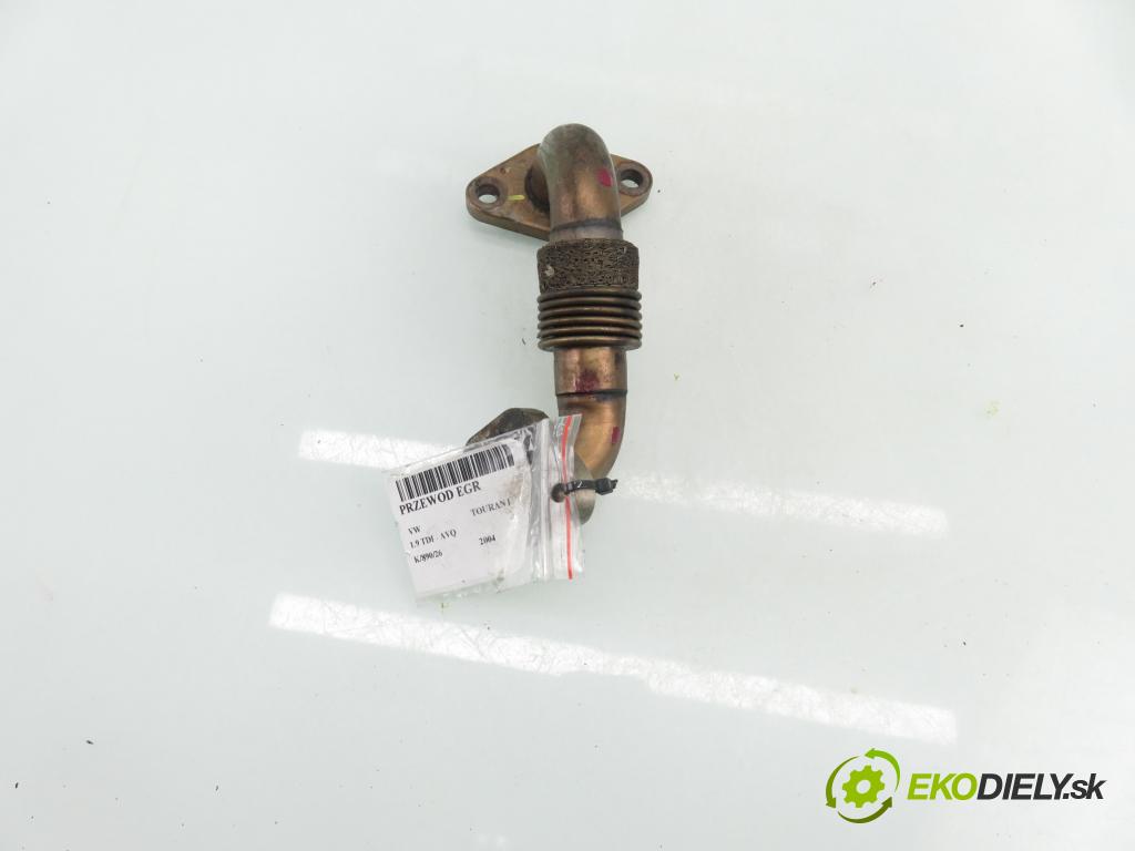 VW TOURAN (1T1, 1T2) MINIVAN 2004 74,00 1.9 TDI - AVQ 1896,00 rúrka EGR 038131521BQ