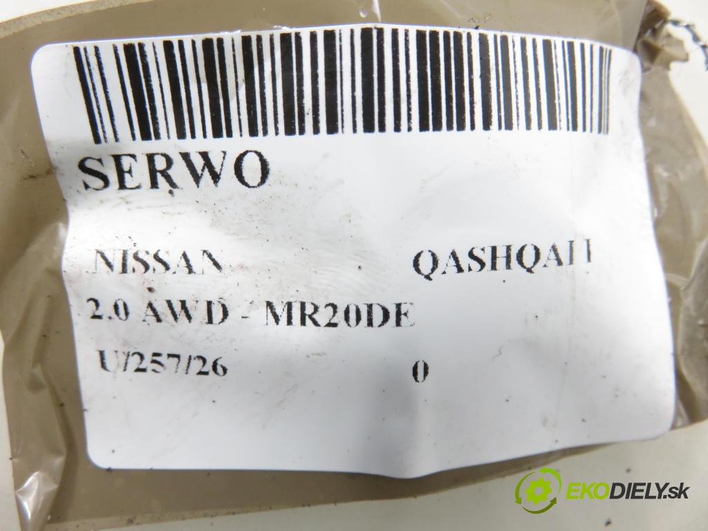 NISSAN QASHQAI / QASHQAI +2 I (J10, JJ10) CROSSOVER 2007 104,00 2.0 AWD 141 - MR20DE 1997,00 posilovač 46007JD90A ; 0204051565 (Servočerpadlo)