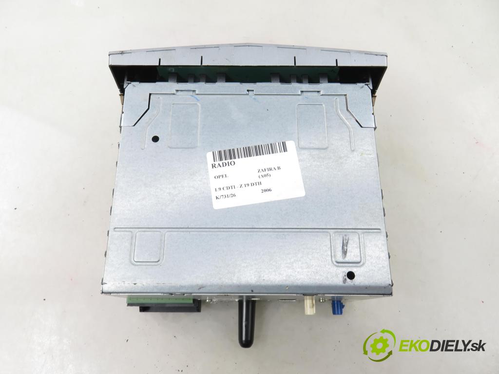 OPEL ZAFIRA B (A05) MINIVAN 2006 110,00 1.9 CDTI - Z 19 DTH 1910,00 RADIO CD 13262749