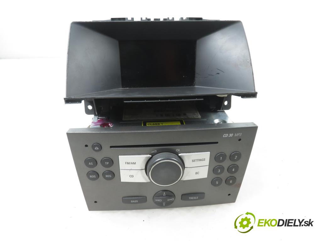 OPEL ASTRA H (A04) HB 2005 59,00 1.7 CDTI - Z 17 DTL 1686,00 RADIO CD 13113145 ; 13111165