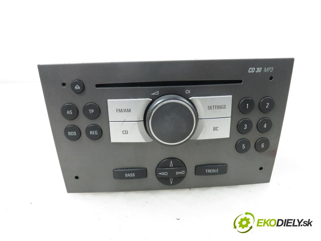 OPEL ASTRA H (A04) HB 2005 59,00 1.7 CDTI - Z 17 DTL 1686,00 RADIO CD 13113145 ; 13111165