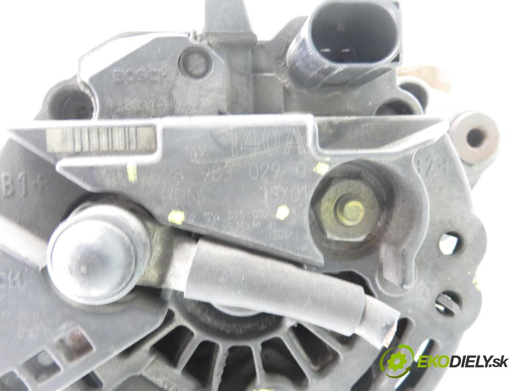 AUDI A4 (8E2, B6) SEDAN 2001 96,00 1.9 TDI PD 130 - AWX 1896,00 Alternátor 028903029Q ; 014525010 (Alternátor)