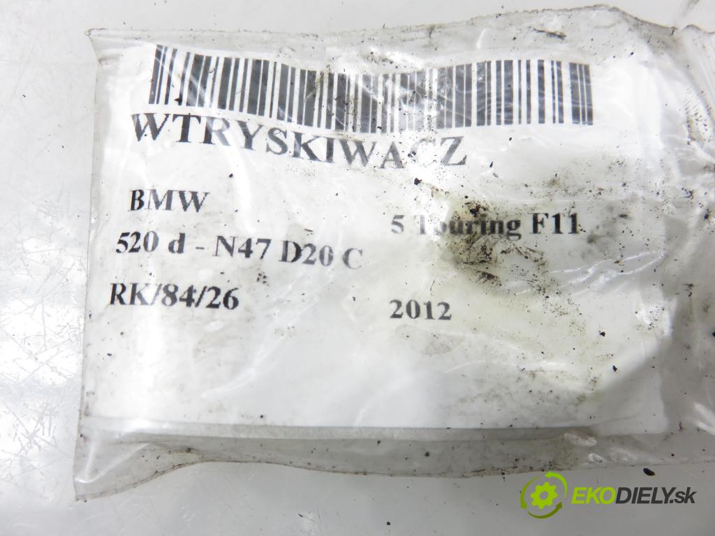BMW 5 Touring (F11) KOMBI 2012 135,00 520 d - N47 D20 C 1995,00 vstrekovač 0445110478 ; 7810702 (Vstrekovač paliva)