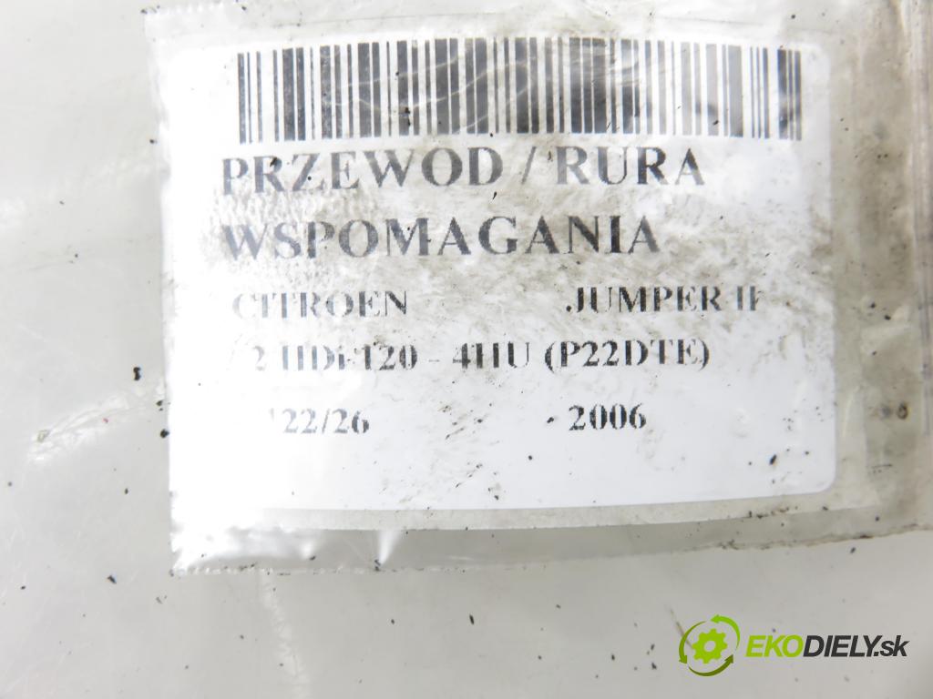 CITROEN JUMPER Skrzynia FURGON 2006 88,00 2.2 HDi 120 - 4HU (P22DTE) 2198,00 trubka / Rúra servočerpadlo 1354587080