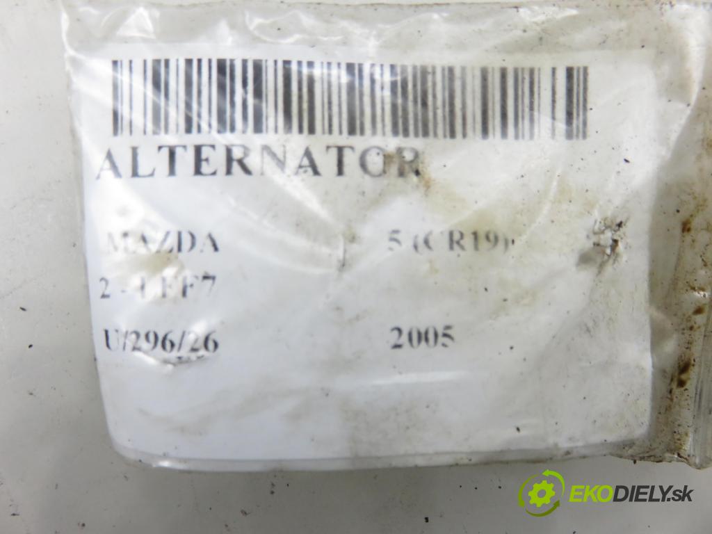 MAZDA 5 (CR19) MINIVAN 2005 107,00 2 - LFF7 1999,00 Alternátor A3TG1391A (Alternátor)