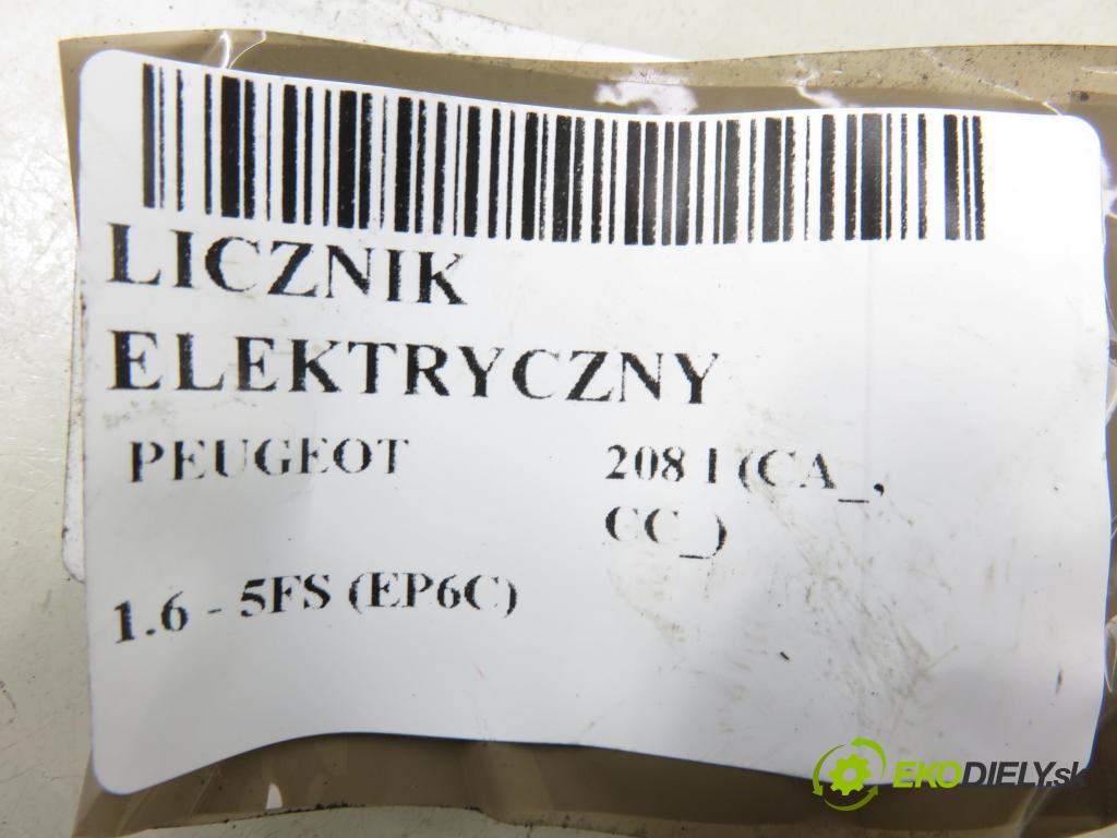 PEUGEOT 208 I (CA_, CC_) HB 2013 88,00 1.6 - 5FS (EP6C) 1598,00 prístrojovka elektrický 9800654580