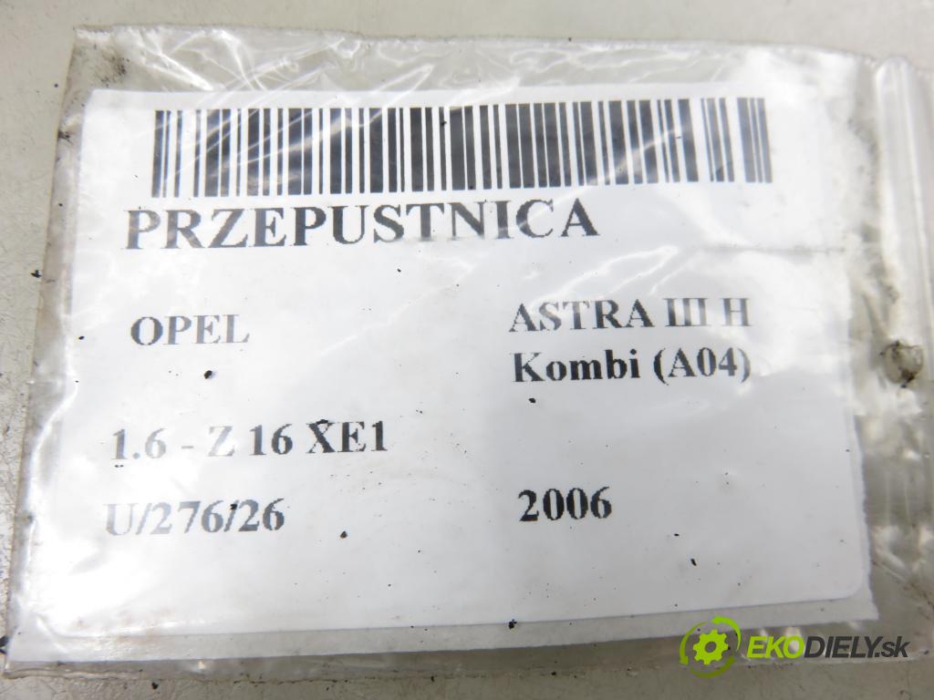 OPEL ASTRA H Kombi (A04) KOMBI 2006 77,00 1.6 - Z 16 XE1 1598,00 škrtíci klapka 055559227 ; 25378492A (Škrticí klapka)