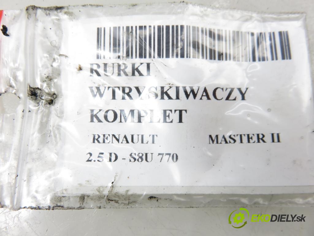 RENAULT MASTER II Platforma / podwozie (ED/HD/UD) KABINA/PLATFORMA 2000 59,00 2.5 D - S8U 770 2499,00 rúrky VSTREKOVAČE: