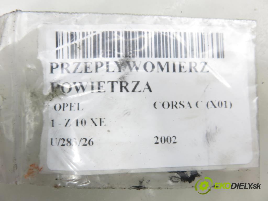 OPEL CORSA C (X01) HB 2002 43,00 1.0 12V 58 - Z 10 XE 973,00 váha vzduchu vzduchu F00C2G2059