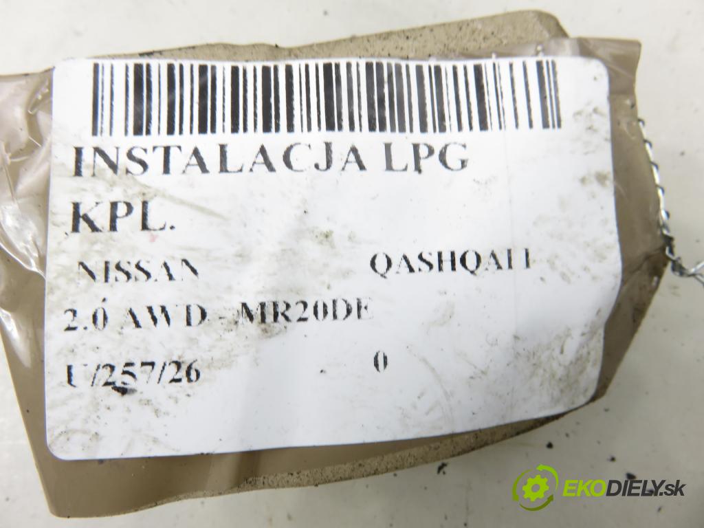 NISSAN QASHQAI / QASHQAI +2 I (J10, JJ10) CROSSOVER 2007 104,00 2.0 AWD - MR20DE 1997,00 INSTALACE: LPG komplentní 67R014903 ; 67R014619 ; 67R010213