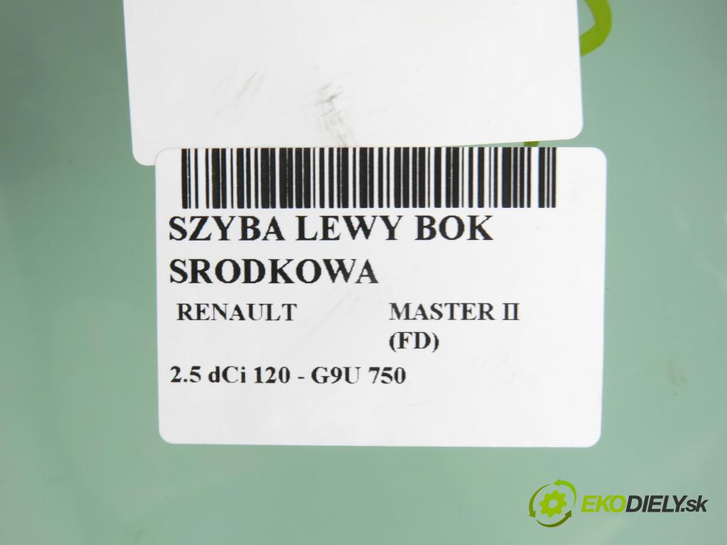 RENAULT MASTER II Skrzynia (FD) FURGON 2006 84,00 2.5 dCi 120 - G9U 750 2464,00 okno levý boční MEDIÁN