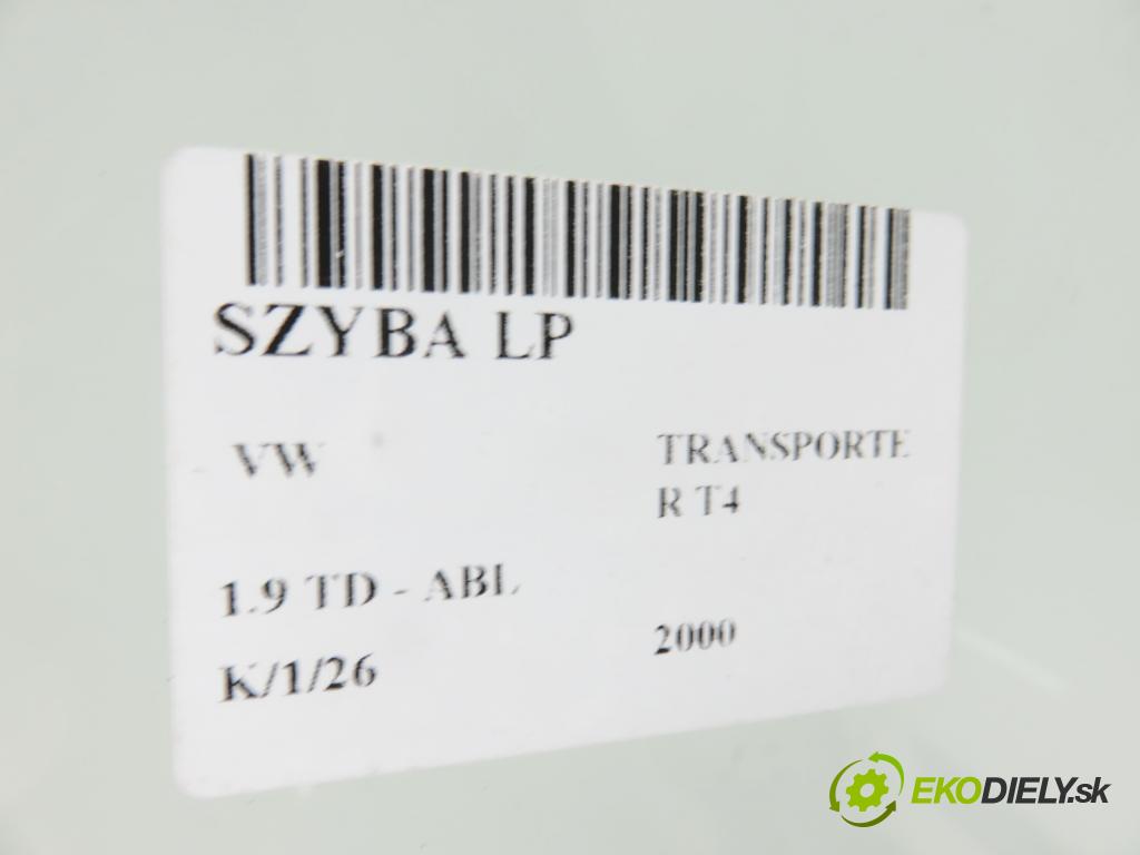 VW TRANSPORTER IV Skrzynia (70XA) BUS 2000 50,00 1.9 TD 68 - ABL 1896,00 Okno LP