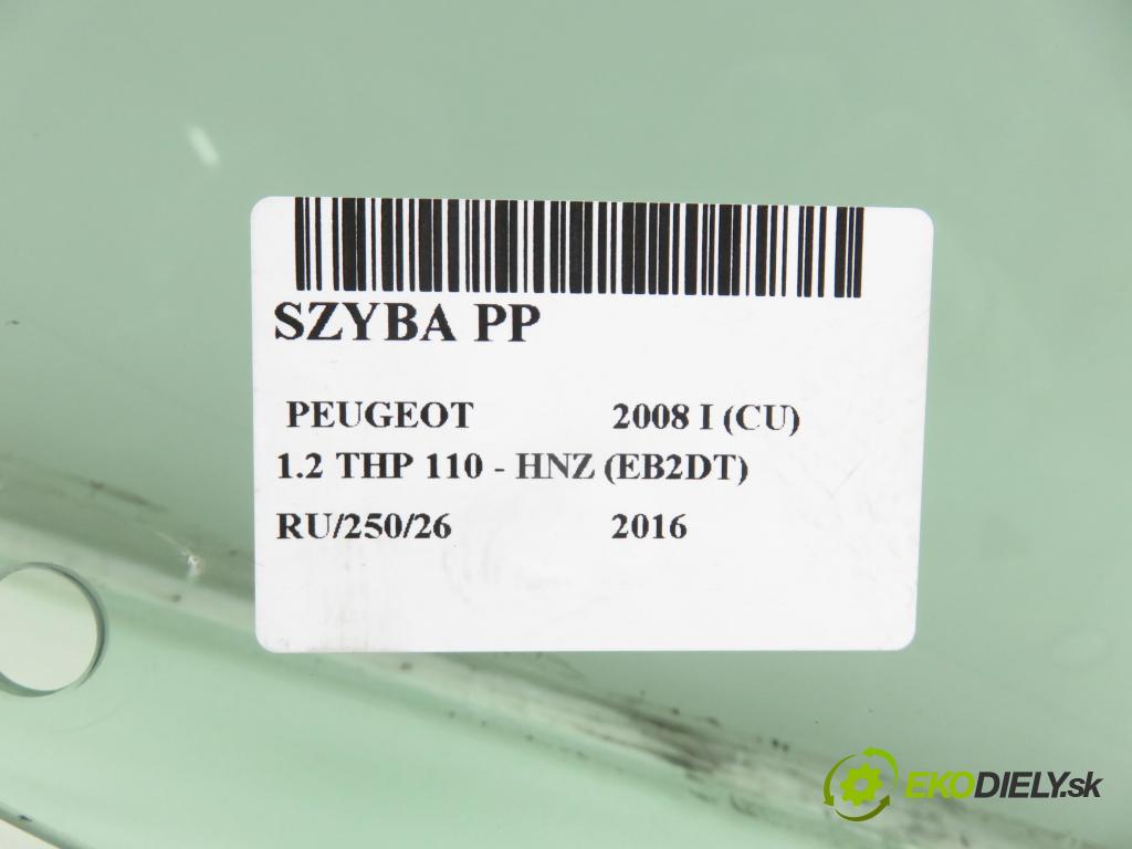 PEUGEOT 2008 I (CU_) CROSSOVER 2016 81,00 1.2 THP 110 - HNZ (EB2DT) 1199,00 okno PP