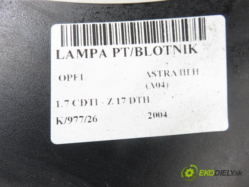 OPEL ASTRA H (A04) HB 2004 74,00 1.7 CDTI 100 - Z 17 DTH 1686,00 světlo pravé zadní 24451837