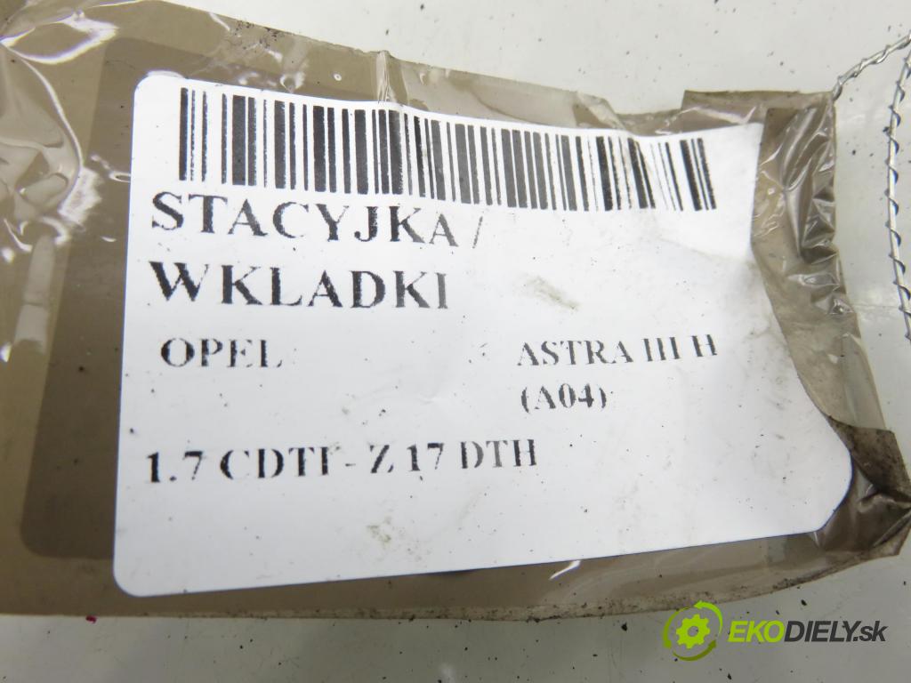 OPEL ASTRA H (A04) HB 2004 74,00 1.7 CDTI - Z 17 DTH 1686,00 spinačka / zámky 2421430 ; N0501881