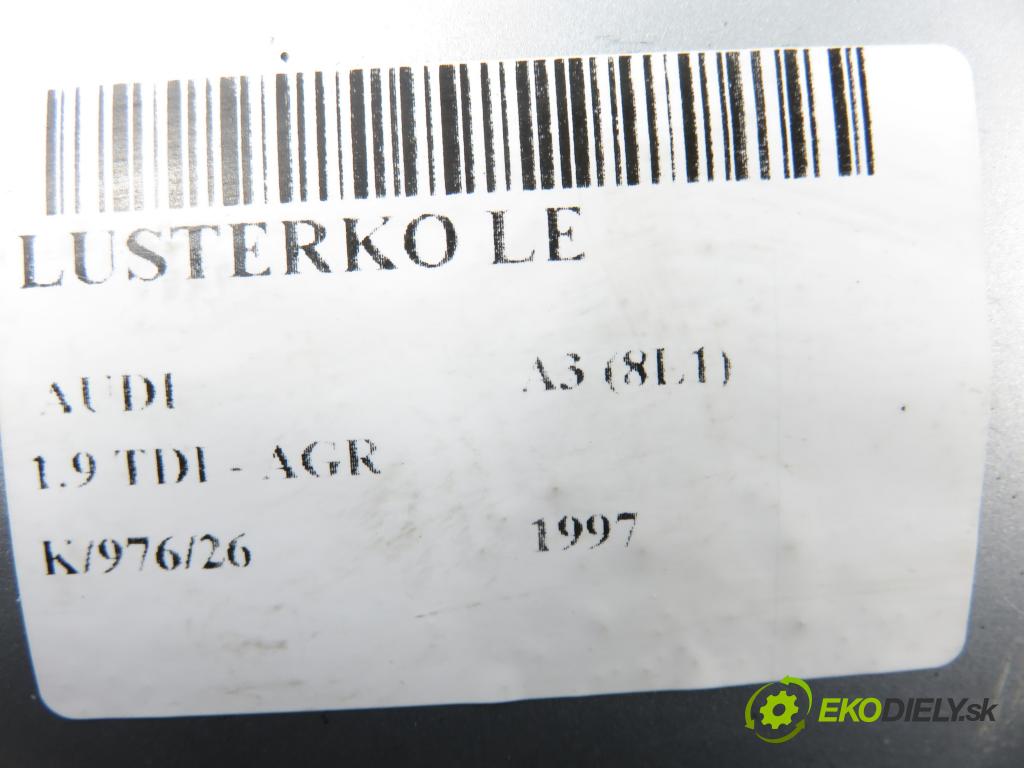 AUDI A3 (8L1) HB 1997 66,00 1.9 TDI - AGR 1896,00 zpětné zrcátko LE