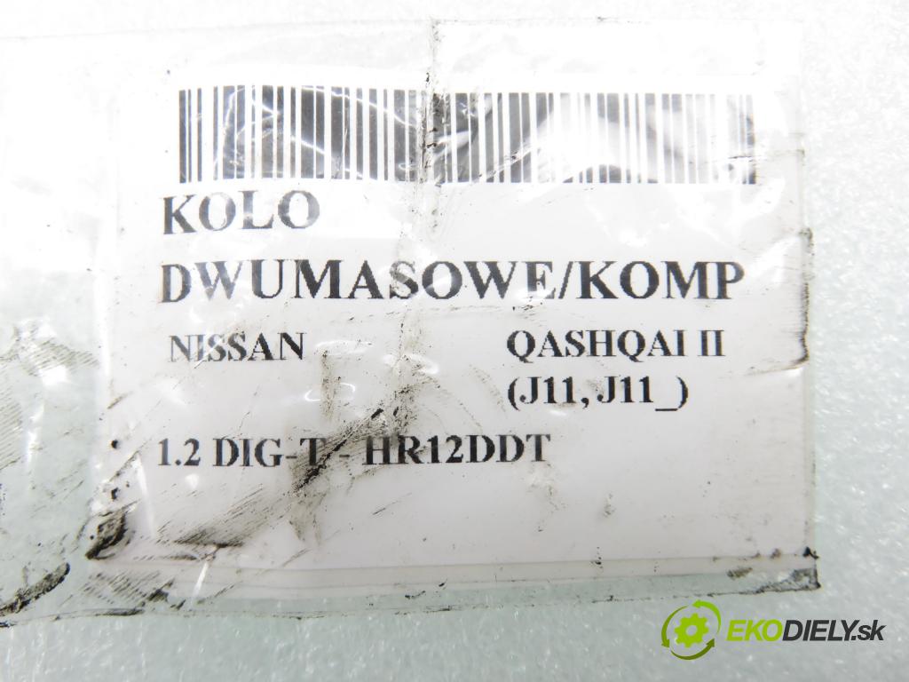 NISSAN QASHQAI II (J11, J11_) CROSSOVER 2015 85,00 1.2 DIG-T - HR12DDT 1197,00 řemenice DUAL MASS / COMP 302100495R ; 301013644R